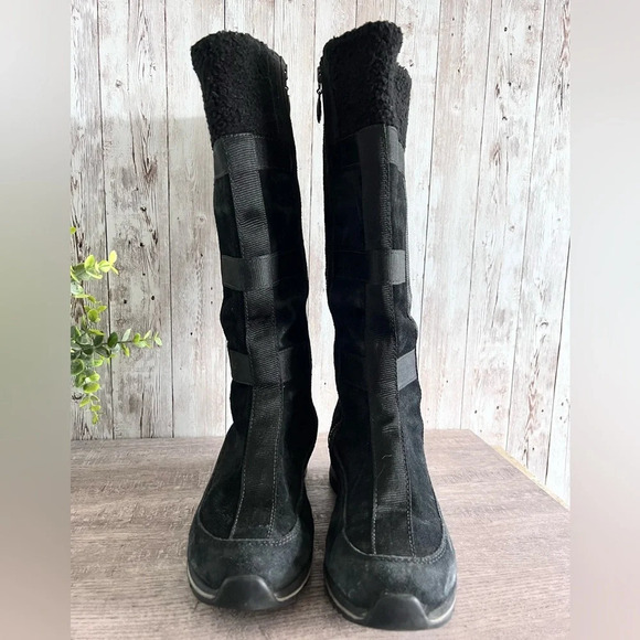 Timberland Tall Suede Winter Boots Size 7 - Picture 3 of 6